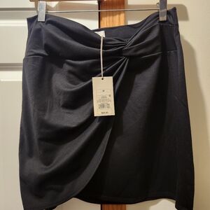A New Day Black Mini Skirt Size M